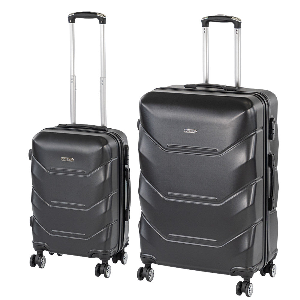 TraveLux Max VI gurulós bőrönd szett fekete