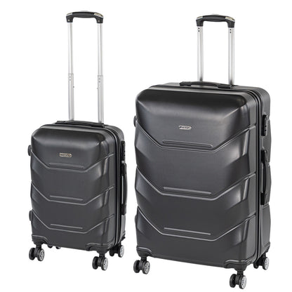 TraveLux Max VI gurulós bőrönd szett fekete