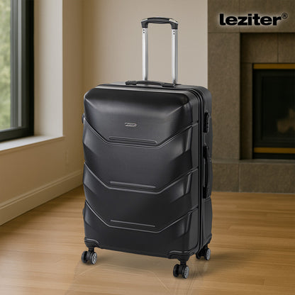 TraveLux Max VI gurulós bőrönd szett fekete