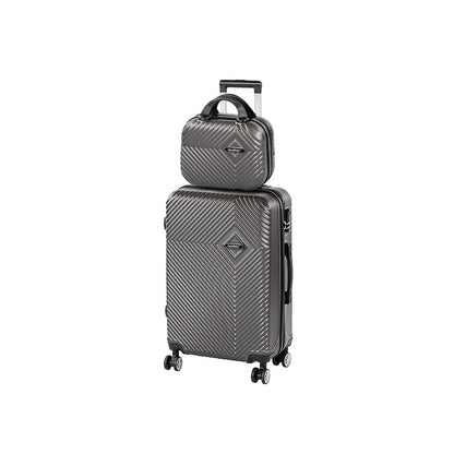 TraveLux Pro IV gurulós bőrönd szett szürke