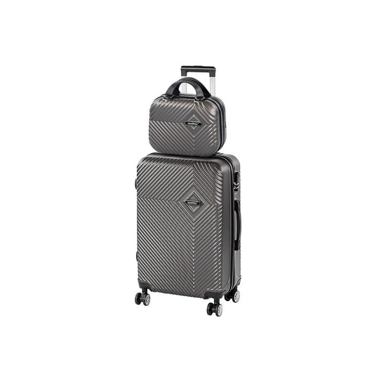 TraveLux Pro IV gurulós bőrönd szett szürke
