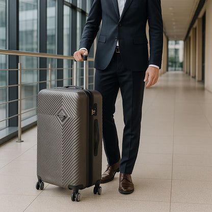 TraveLux Pro IX gurulós bőrönd szett szürke