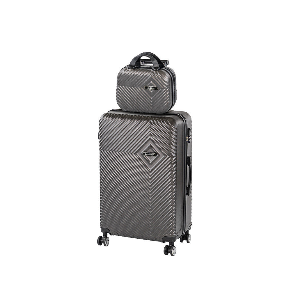 TraveLux Pro V gurulós bőrönd szett szürke