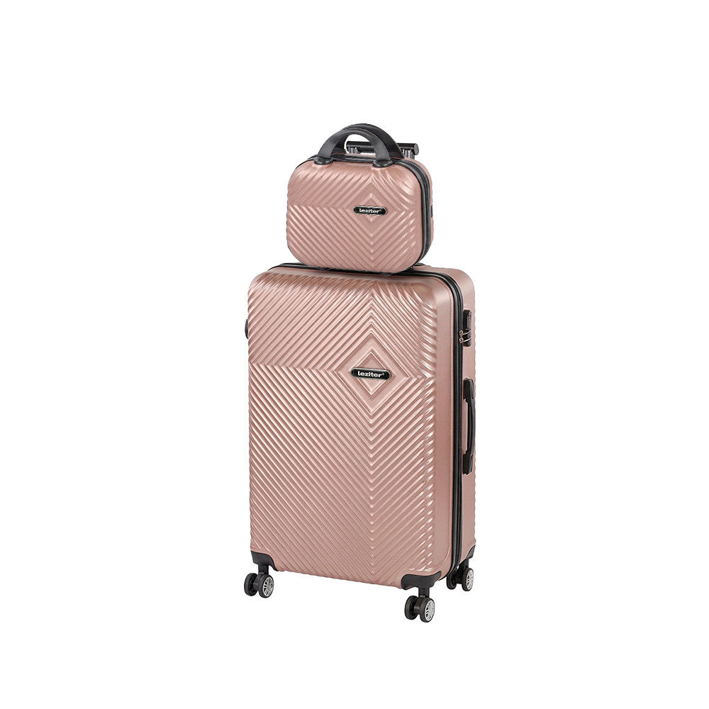 TraveLux Pro V gurulós bőrönd szett rosegold