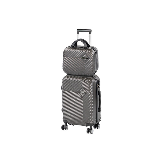 TraveLux Pro VI gurulós bőrönd szett szürke