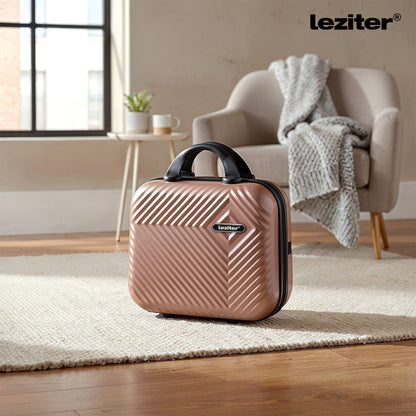 TraveLux Pro VI gurulós bőrönd szett rosegold
