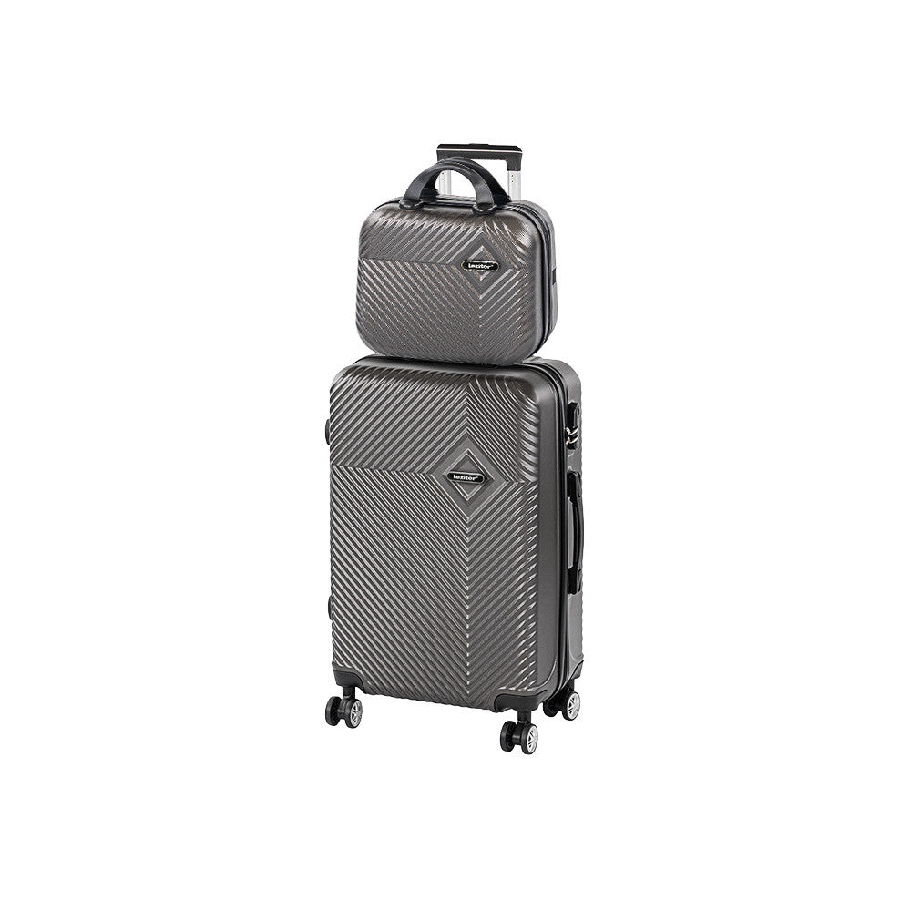 TraveLux Pro VII gurulós bőrönd szett szürke