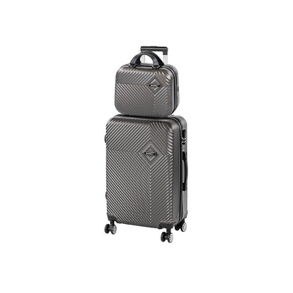 TraveLux Pro VII gurulós bőrönd szett szürke