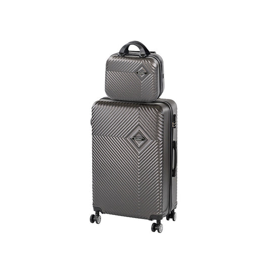 TraveLux Pro VIII gurulós bőrönd szett szürke