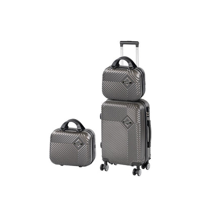 TraveLux Pro XII gurulós bőrönd szett szürke
