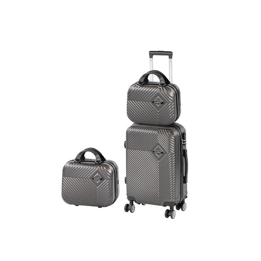 TraveLux Pro XII gurulós bőrönd szett szürke