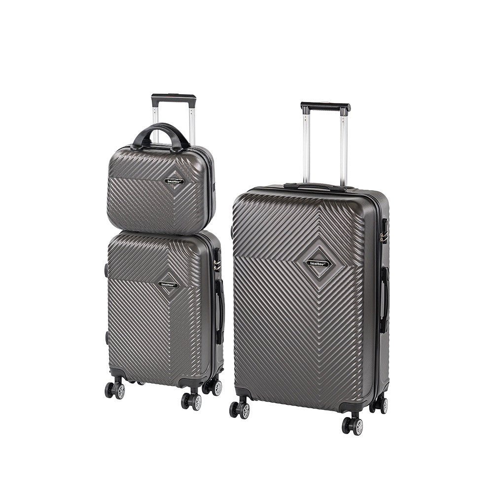 TraveLux Pro XIX gurulós bőrönd szett szürke