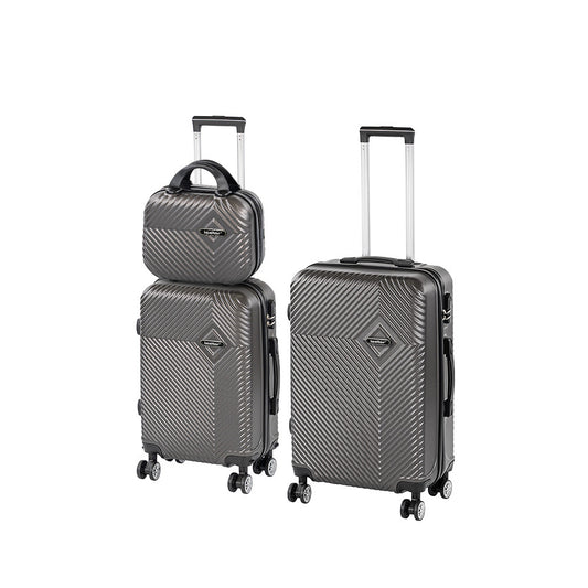 TraveLux Pro XV gurulós bőrönd szett szürke