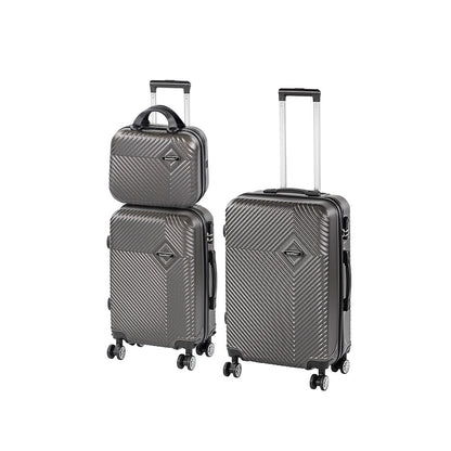 TraveLux Pro XVIII gurulós bőrönd szett szürke