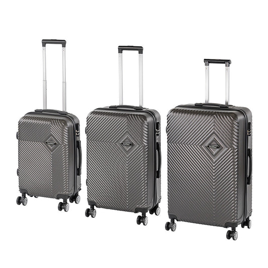 TraveLux Pro XXI gurulós bőrönd szett szürke