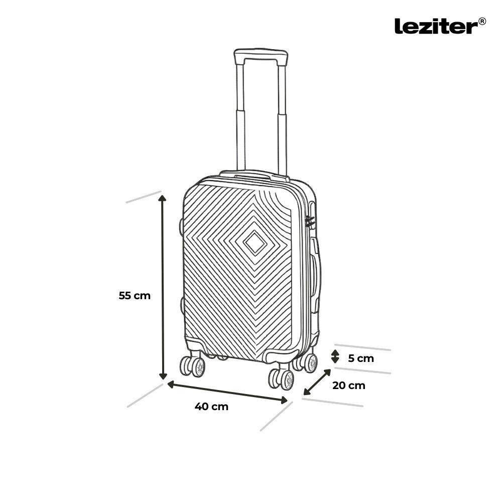 TraveLux Pro XXI gurulós bőrönd szett szürke