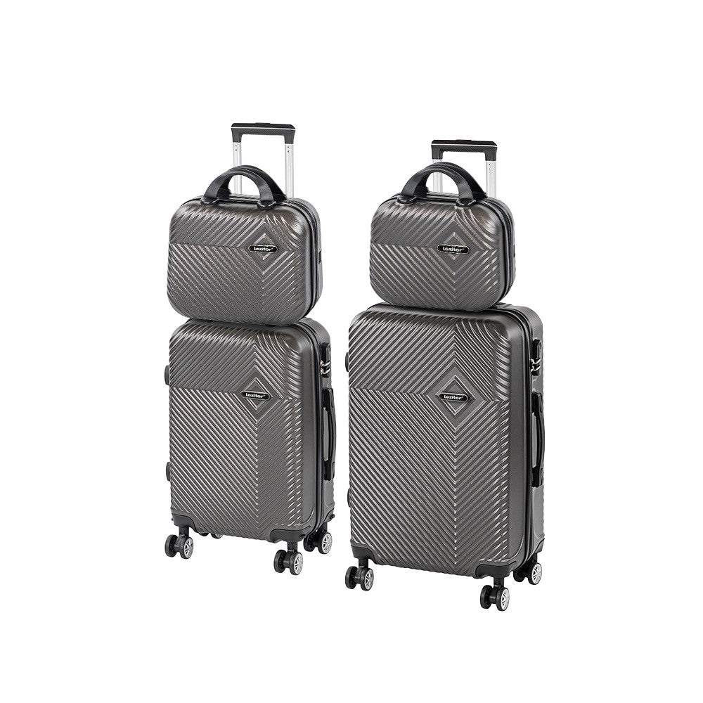 TraveLux Pro XXII gurulós bőrönd szett szürke