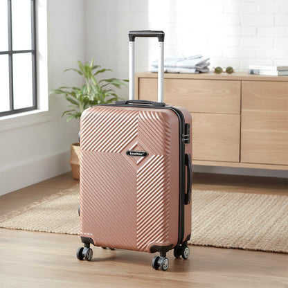 TraveLux Pro XXII gurulós bőrönd szett rosegold