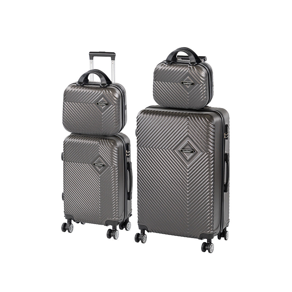 TraveLux Pro XXIII gurulós bőrönd szett szürke