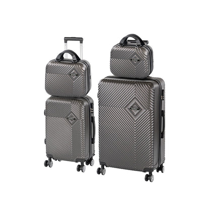 TraveLux Pro XXIII gurulós bőrönd szett szürke