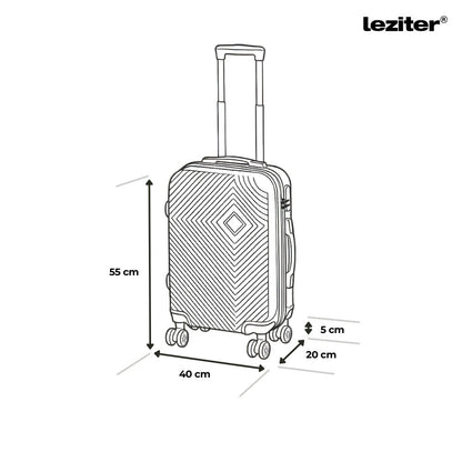 TraveLux Pro XXIII gurulós bőrönd szett szürke