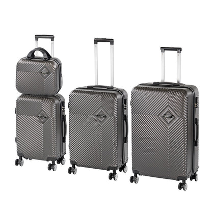 TraveLux Pro XXV gurulós bőrönd szett szürke