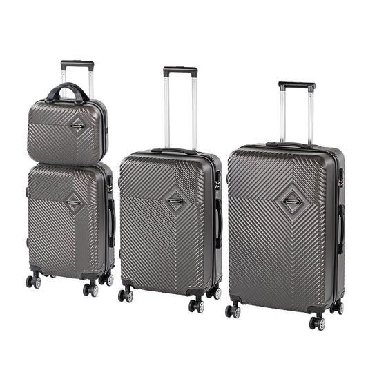 TraveLux Pro XXV gurulós bőrönd szett szürke