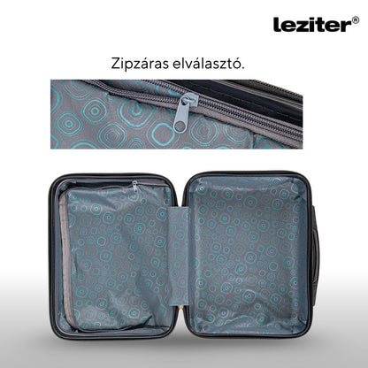 TraveLux Urban VII gurulós bőrönd szett fekete