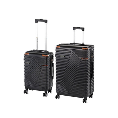 TraveLux Urban X gurulós bőrönd szett fekete
