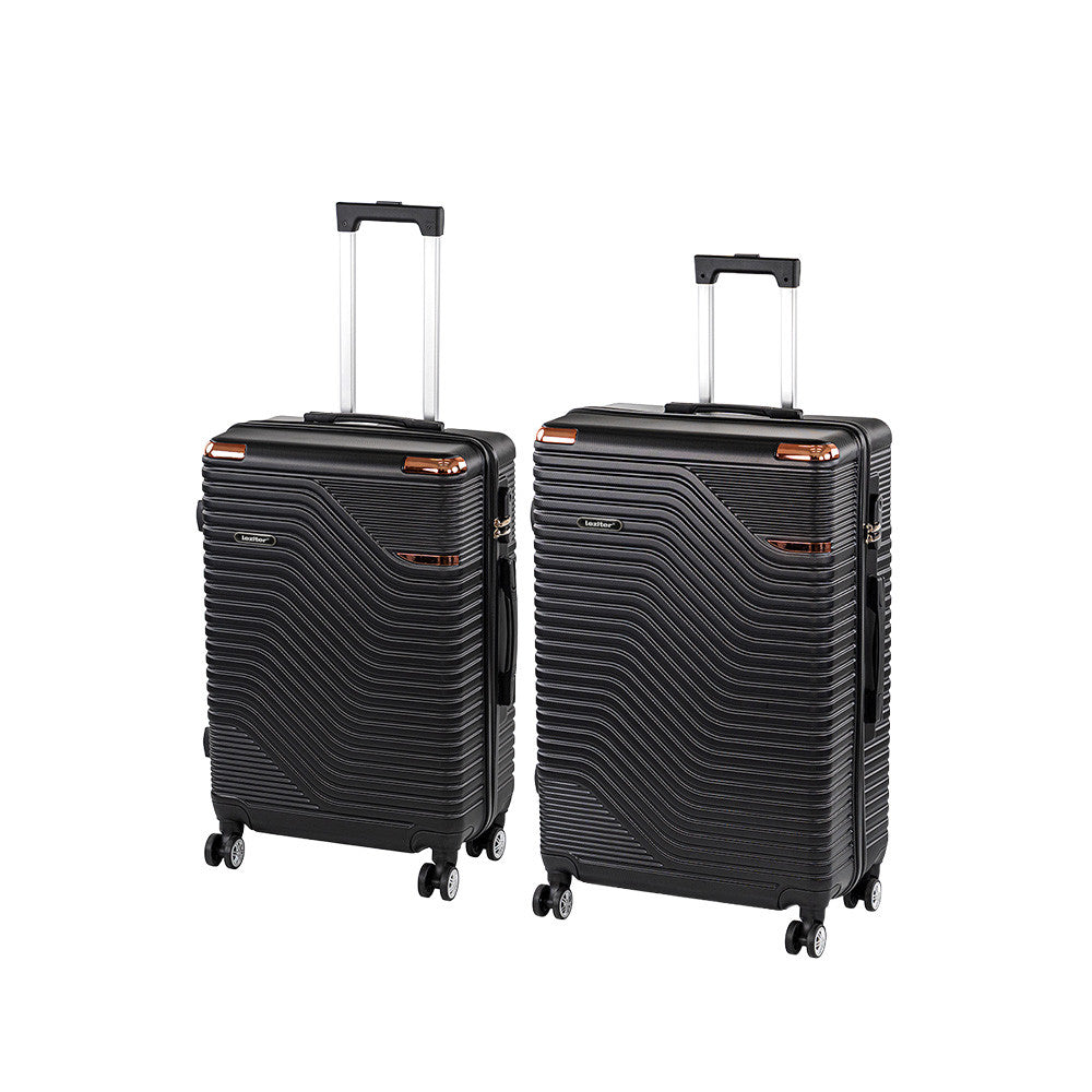 TraveLux Urban XI gurulós bőrönd szett fekete