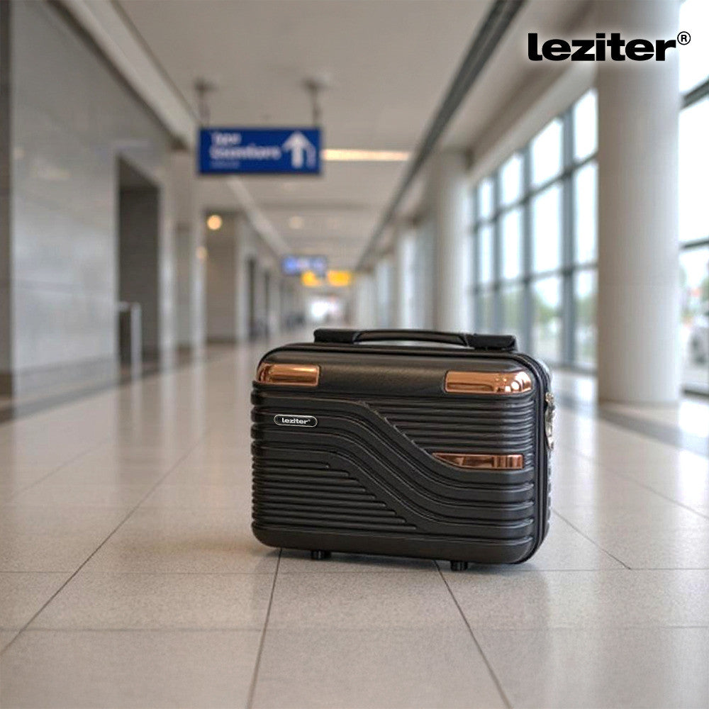 TraveLux Urban XII gurulós bőrönd szett fekete