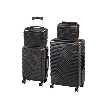 TraveLux Urban XXIII gurulós bőrönd szett fekete