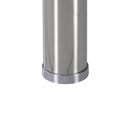 Berna 140 cm szögletes üveg étkezőasztal transparent