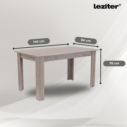Leon 4+1 étkező garnitúra yorki tölgy-fekete