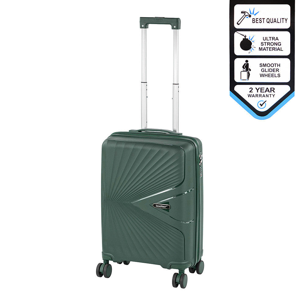 TraveLux Endure kabinbőrönd keményfedeles 55x40x20 cm sötétzöld
