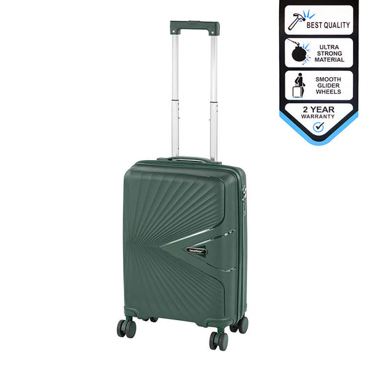 TraveLux Endure kabinbőrönd keményfedeles 55x40x20 cm sötétzöld