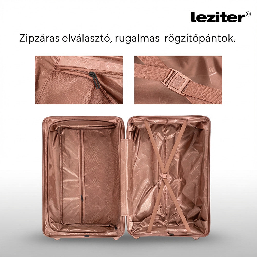 TraveLux Endure kabinbőrönd keményfedeles 55x40x20 cm barackrózsaszín