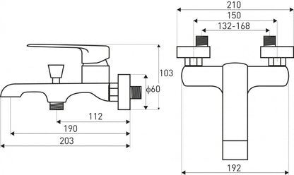 Maroko 43 arany kádtöltő csaptelep