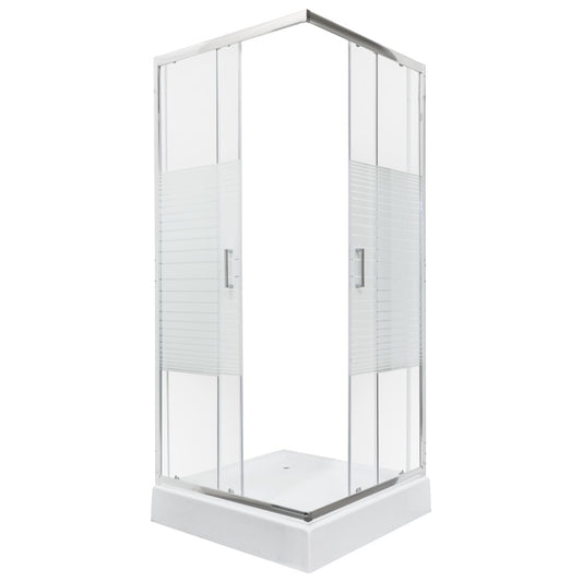 Madera 8 szögletes zuhanykabin tálcával 8x8x26 cm