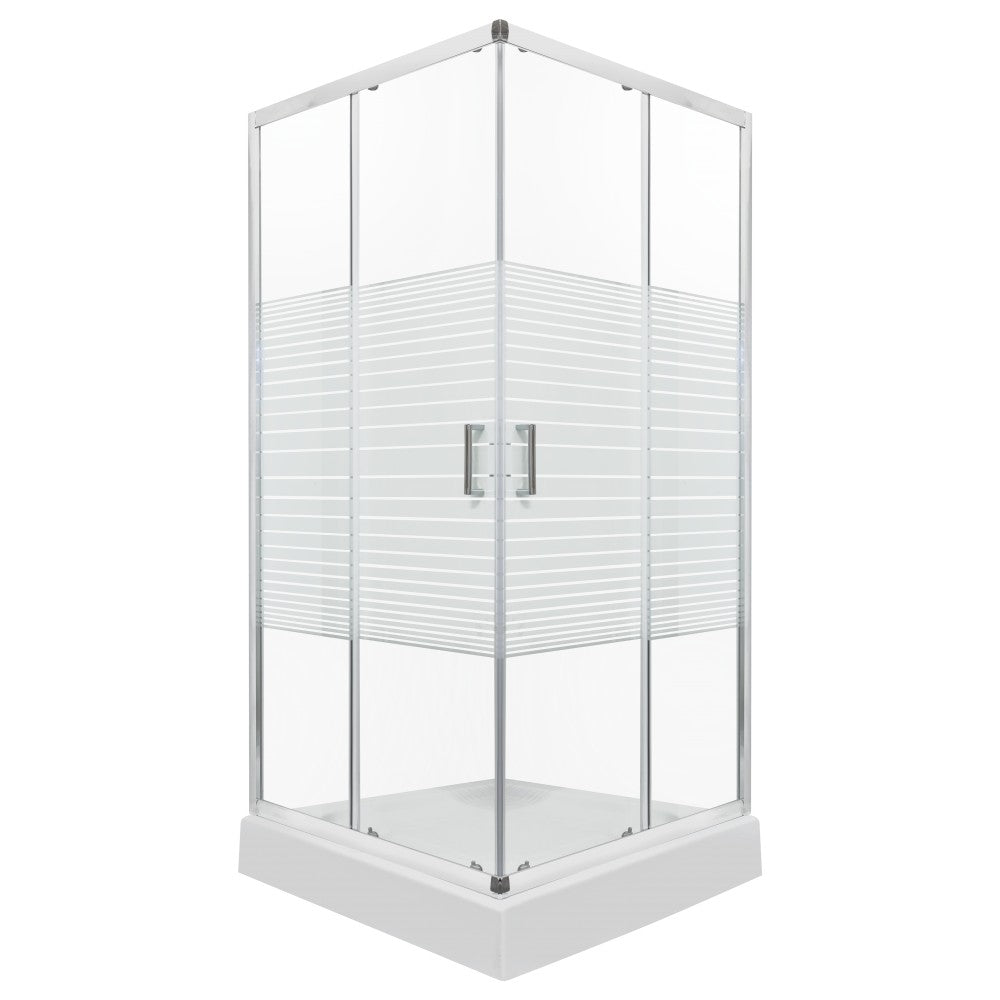Madera 90 szögletes zuhanykabin tálcával 91x91x206 cm