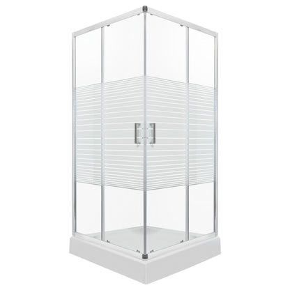 Madera 90 szögletes zuhanykabin tálcával 91x91x206 cm