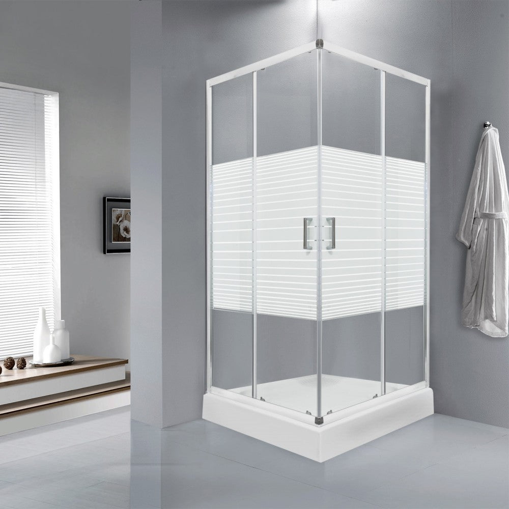 Madera 90 szögletes zuhanykabin tálcával 91x91x206 cm