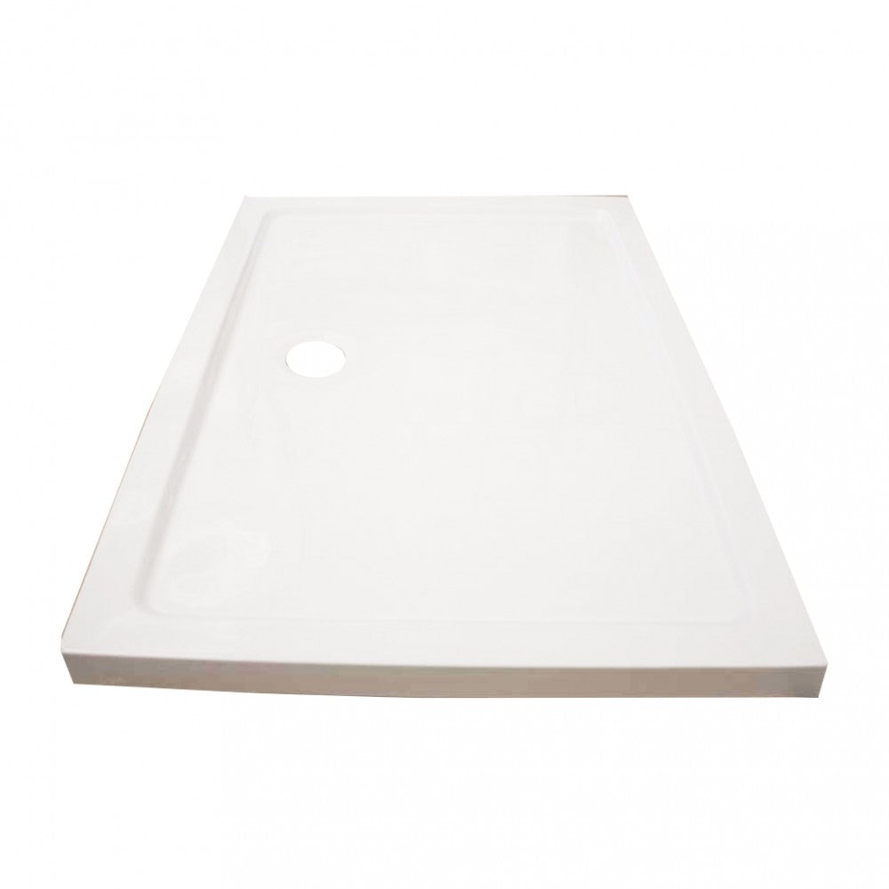 Modena Slim aszimmetrikus szögletes akril zuhanytálca, 8x1x5,5 cm-es méretben_2