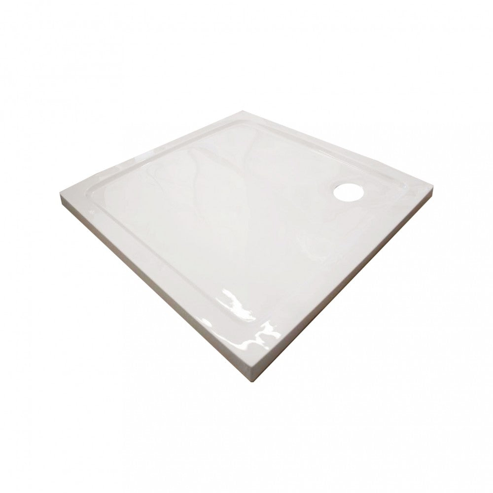 Modena Slim szögletes alacsony akril zuhanytálca, 8x8x5,5 cm-es méretben_3