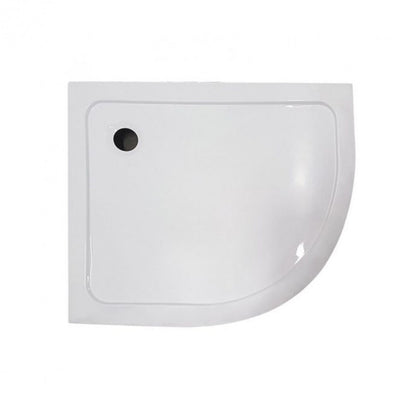 MEMPHIS100TALCAJOBB Memphis aszimmetrikus íves akril zuhanytálca 100x80x13 cm jobbos