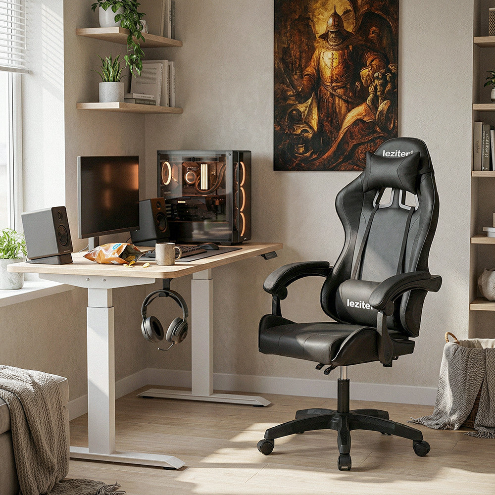 Raven gamer irodai forgószék fekete