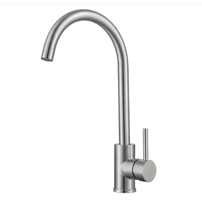 Melanstar Cook Állló Konyhai Mosogató Csaptelep - Inox