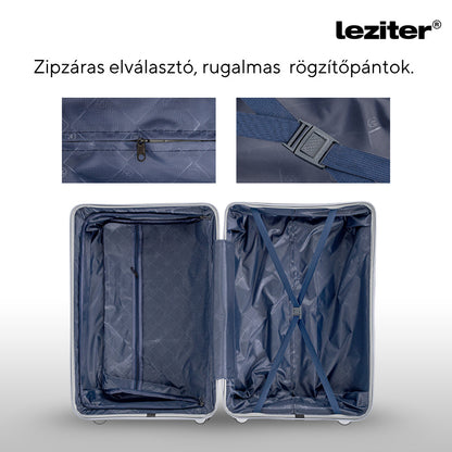 TraveLux Voyager közepes bőrönd keményfedeles 68x45x25 cm szürke
