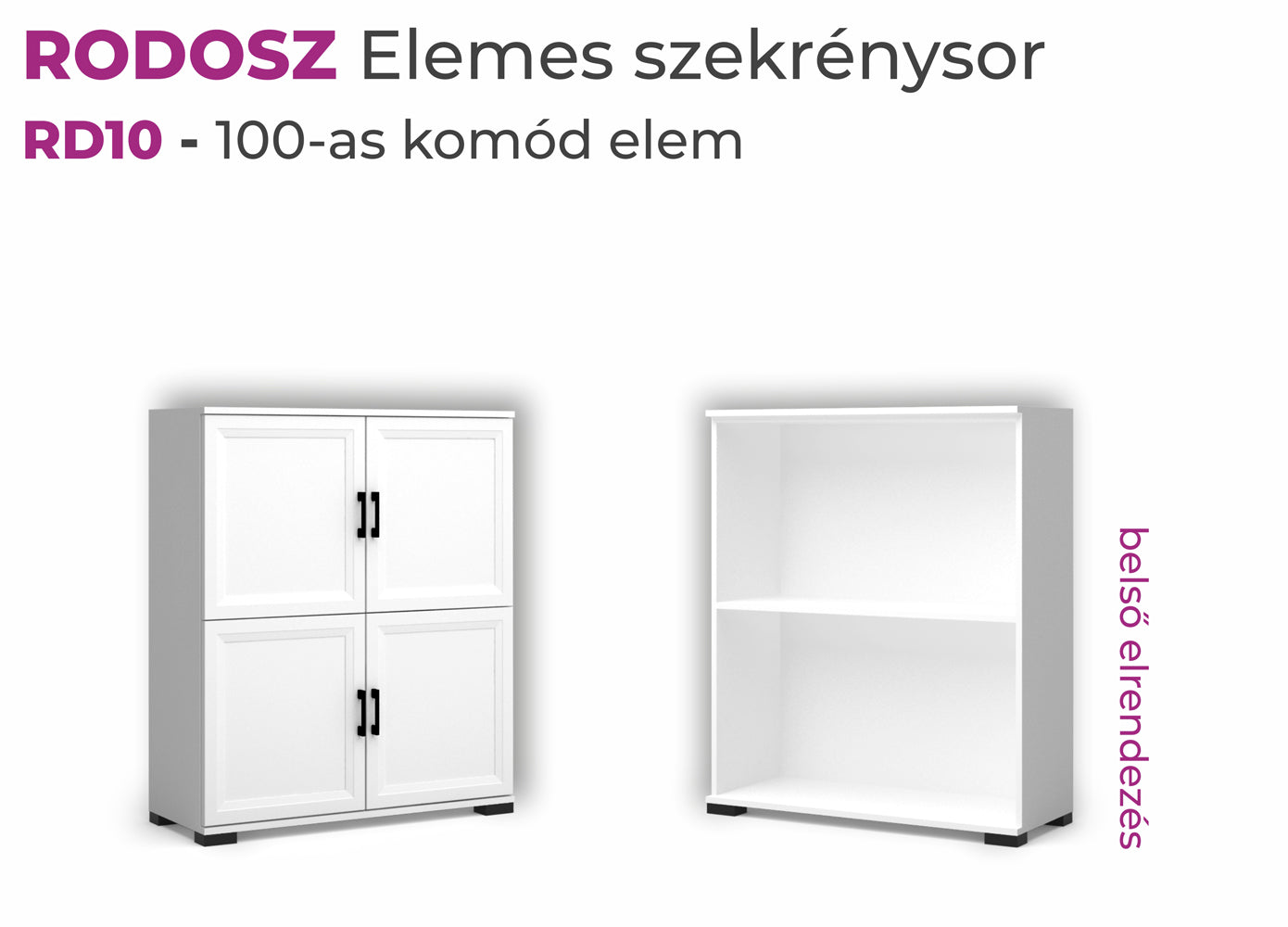 Rodosz szekrénysor 340cm és 390cm-es méretben