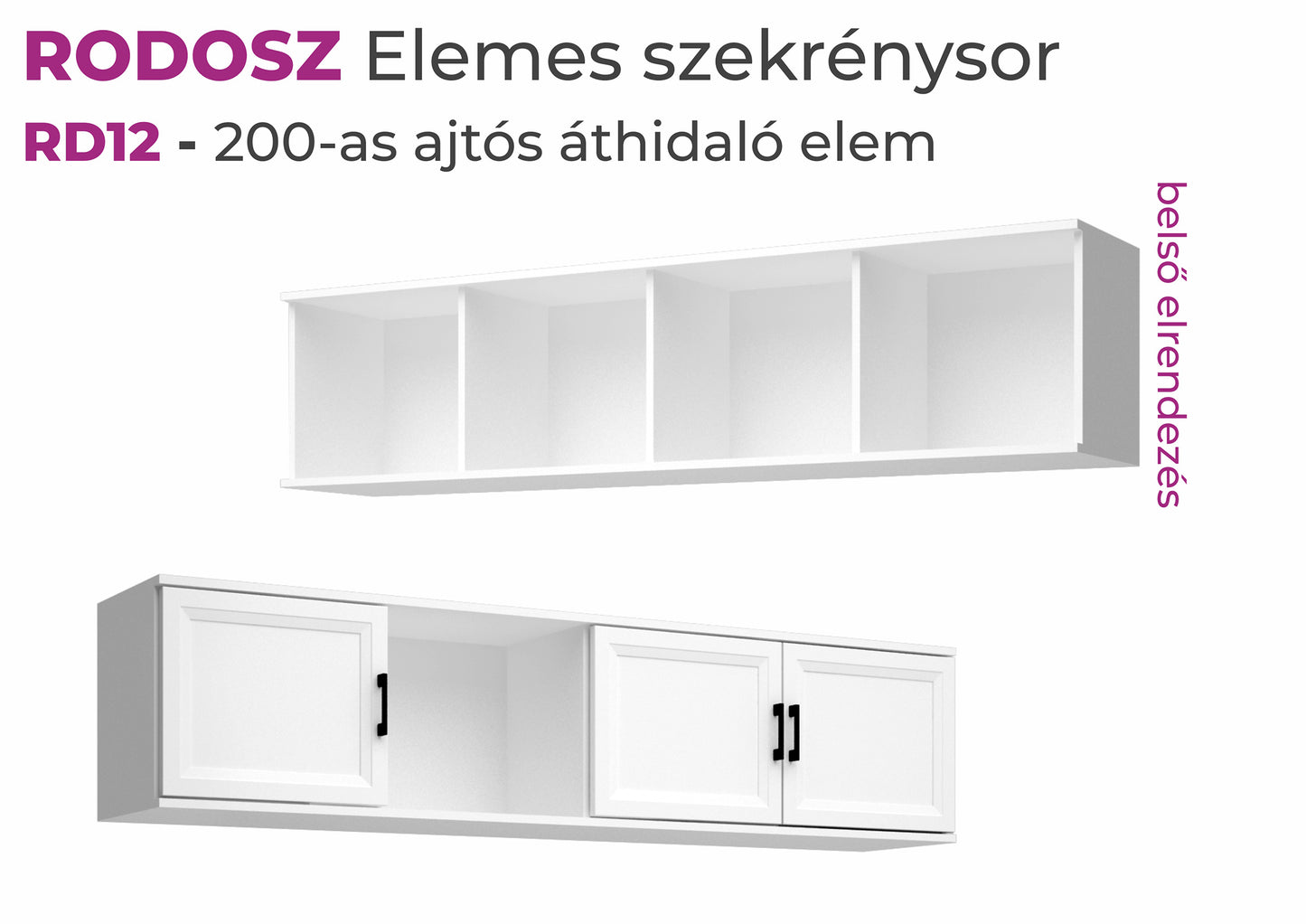 Rodosz szekrénysor 340cm és 390cm-es méretben